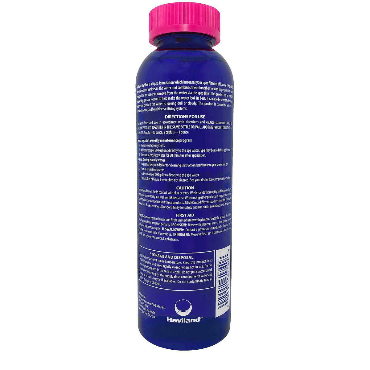 SpaPure Clarifier in action delivers clearer water and smoother filter flow