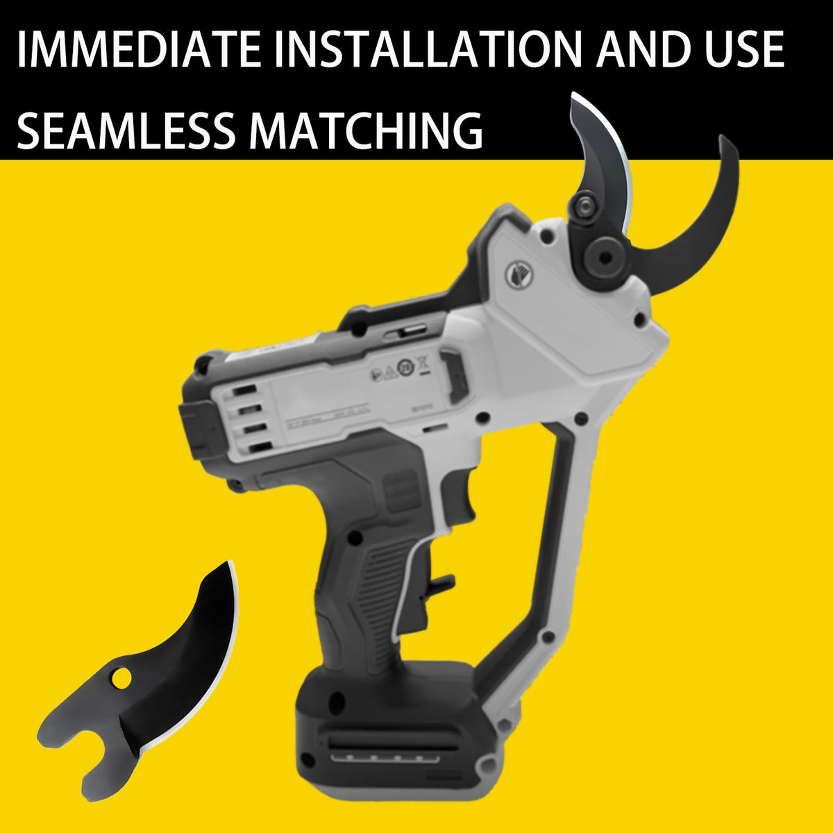 Sparkfix DCPR320B blade cutting edge in action for precise pruning.