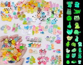 SparkleFab luminous ducks glow in the dark for magical night-time fairy gardens