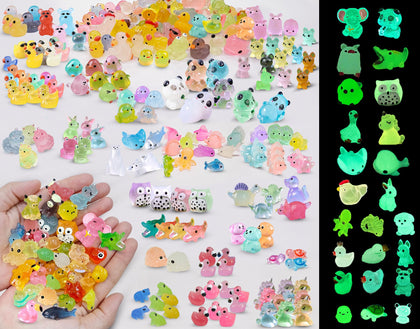 SparkleFab luminous ducks glow in the dark for magical night-time fairy gardens