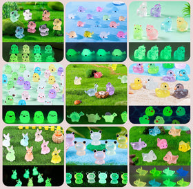 SparkleFab luminous mix of mini resin animals glows for DIY displays