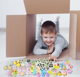 SparkleFab bulk mini-figures for dollhouse displays and creative setups.