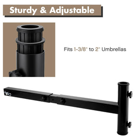 SPARKWHIZ hitch mount demonstrates compatibility with 2-inch receivers for universal shade