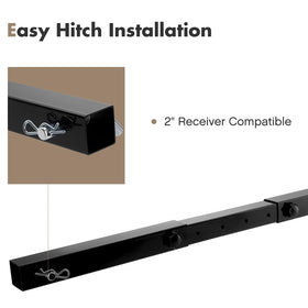 SPARKWHIZ 35 inch extension enables optimal positioning of the shade