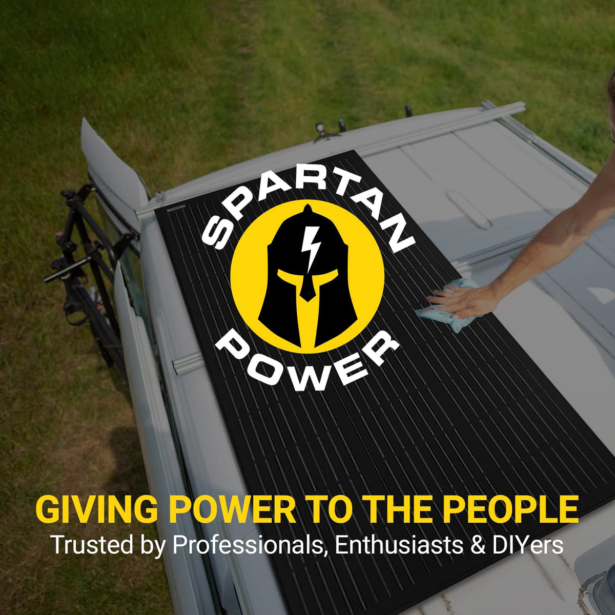 Spartan Power rust-resistant mounting kit fits RVs and campers for flexible solar mounting.
