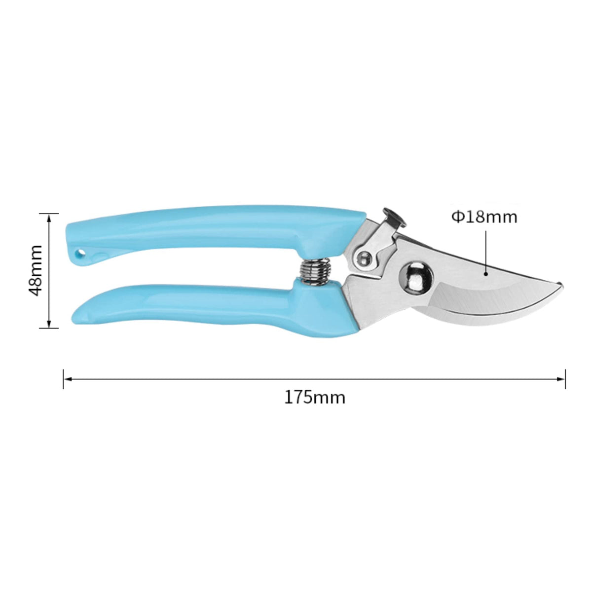 SPDTECH Curve Gardening Scissor bypass blade in action for clean cuts