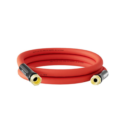 SPECILITE 5/8-inch short leader hose in red reducing kinks during use.