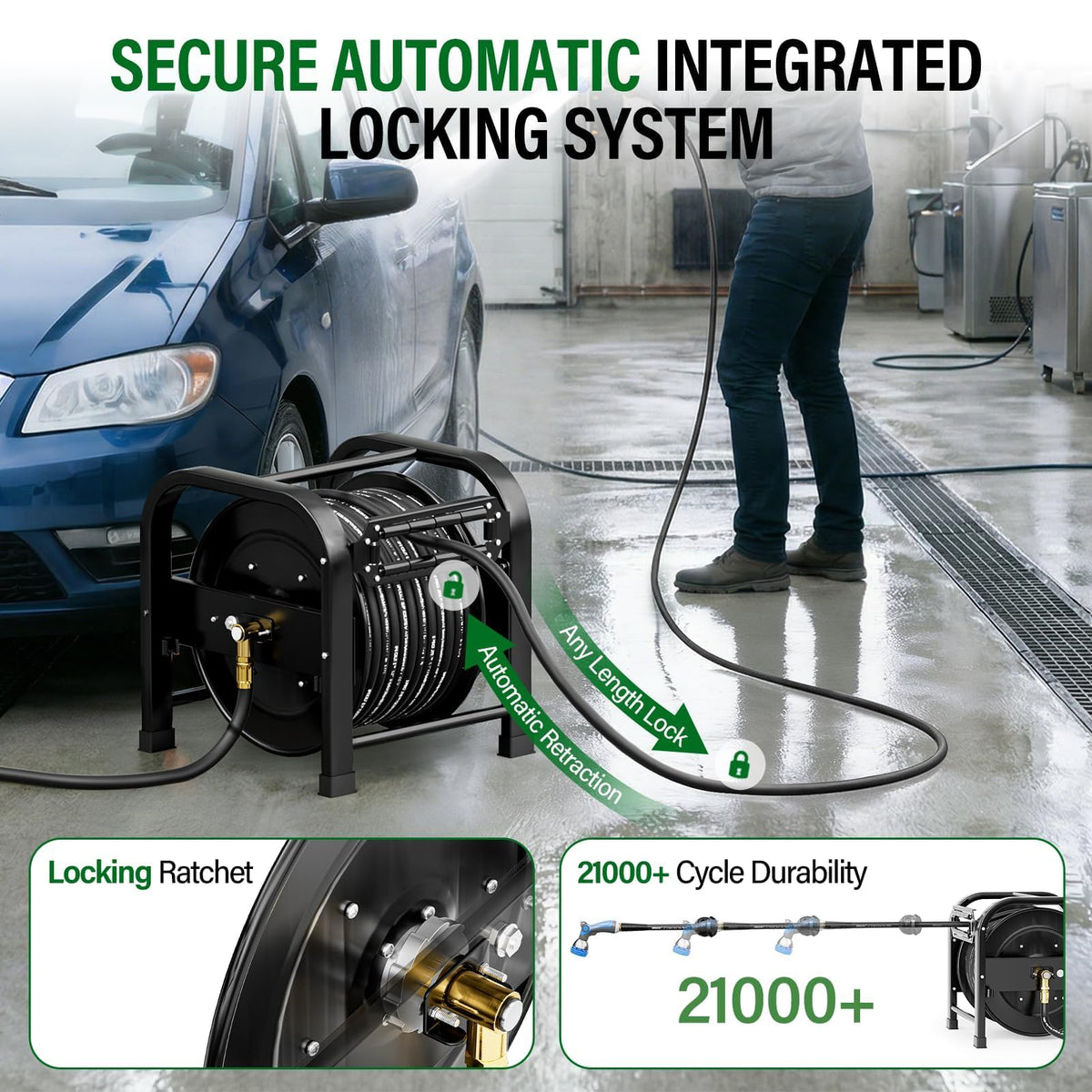 SPECILITE 8-pattern spray nozzle for versatile washing tasks