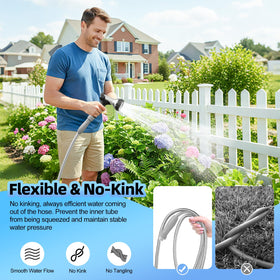 SPECILITE aluminum 9-way nozzle offers versatile spray patterns.