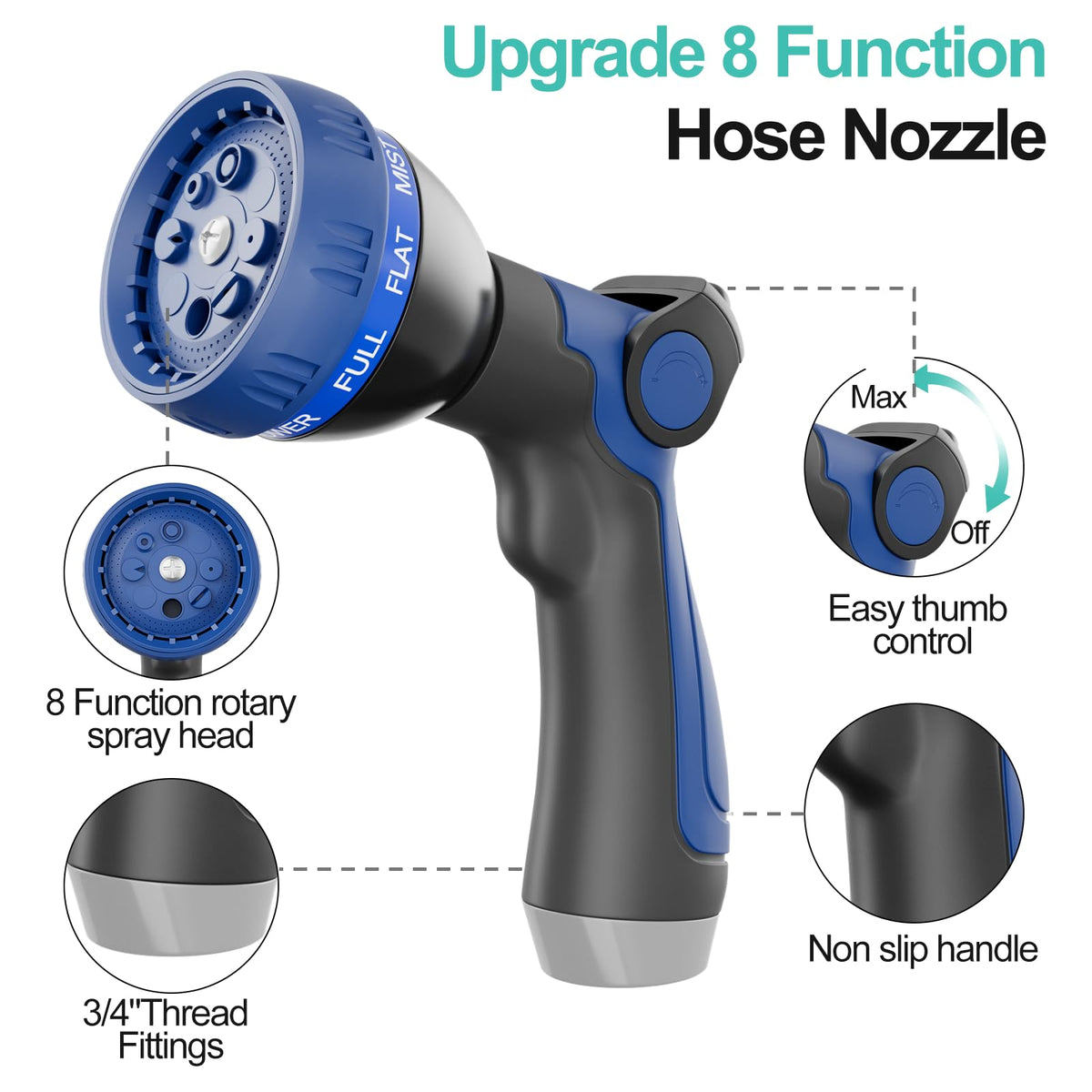 SPECILITE heavy-duty aluminum nozzle feels sturdy and precise.