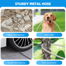 SPECILITE anti-kink metal hose enables smooth water flow