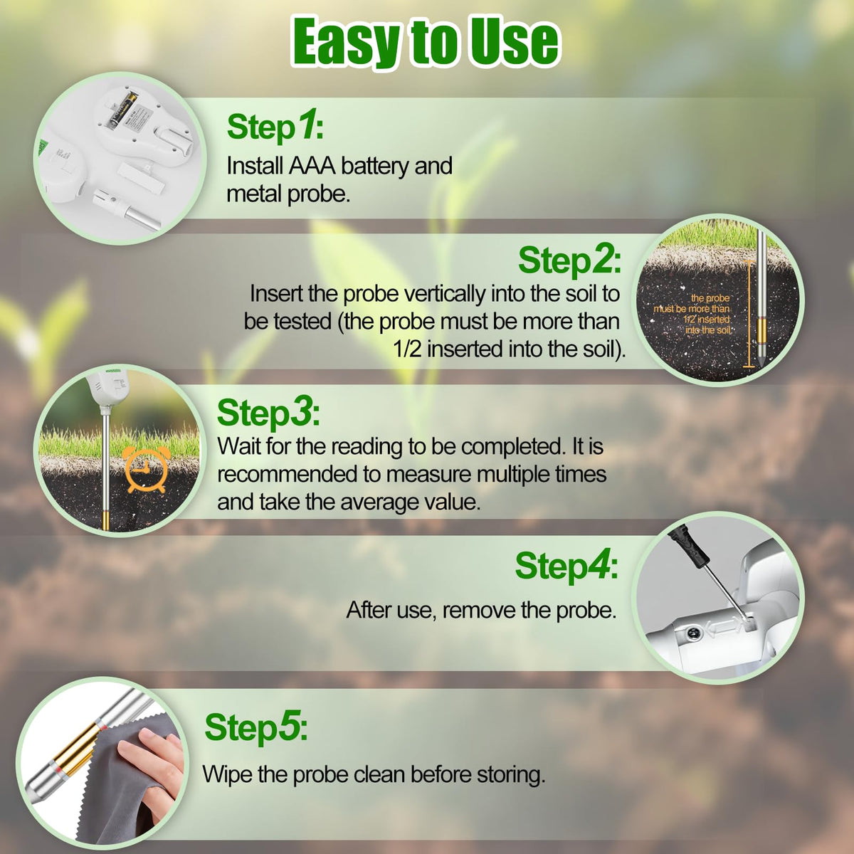 One-click mode switch streamlines real-time soil data analysis.