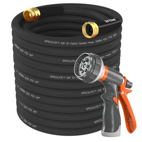 SPECILITE garden hose 200 ft coiled for easy outdoor watering