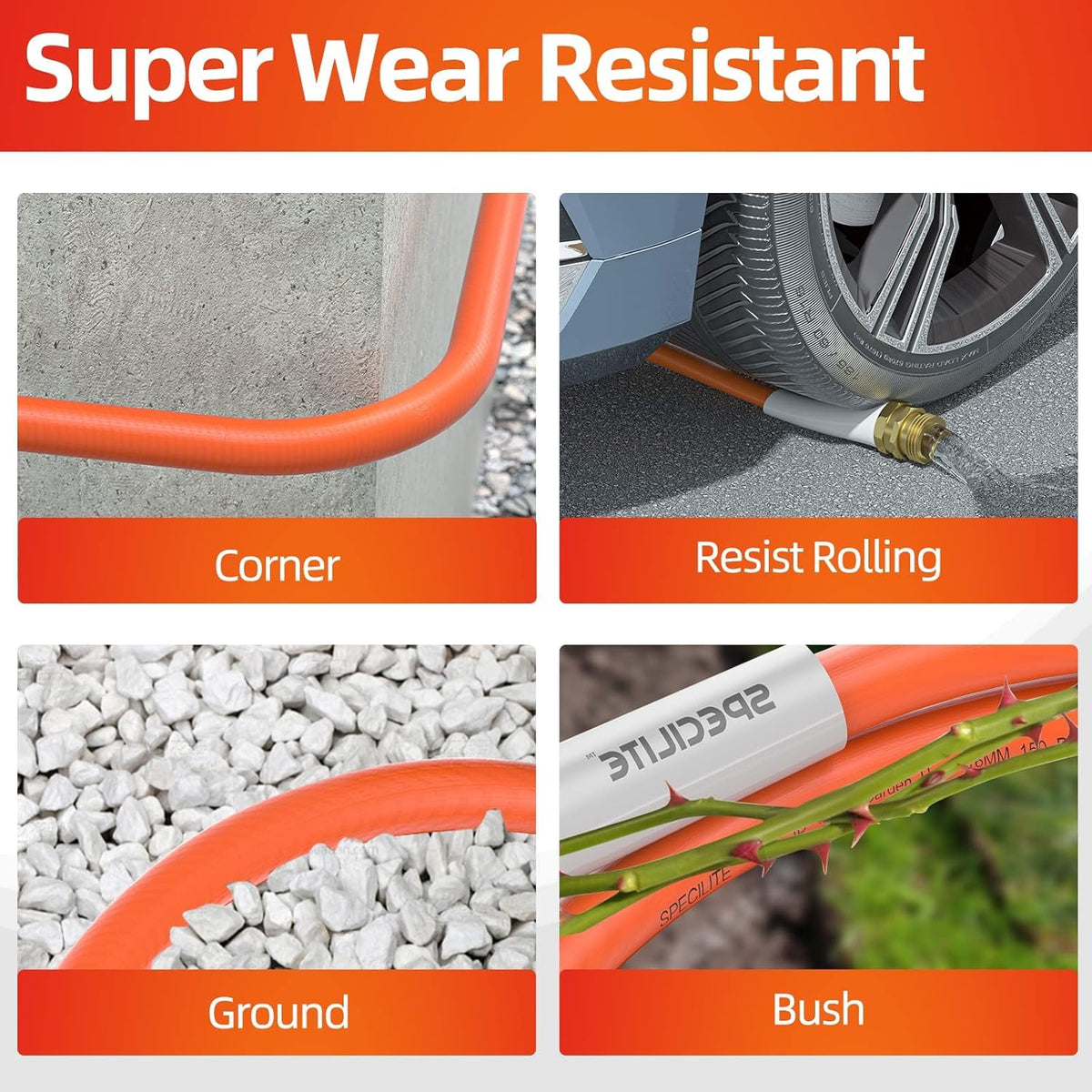 SPECILITE all-weather hose stands up to extreme temperatures and pressure
