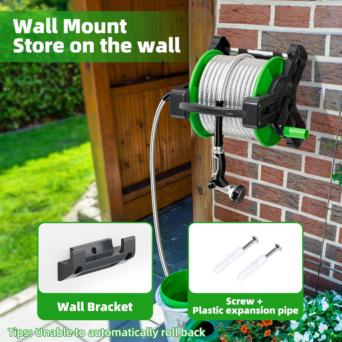 SPECILITE hose reel crank enables smooth, tangle-free winding