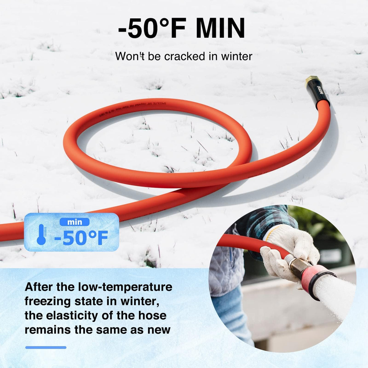 SPECILITE UV-resistant hose protection against sun exposure