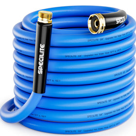 SPECILITE hot-cold garden hose 50ft for all-season watering and tasks.