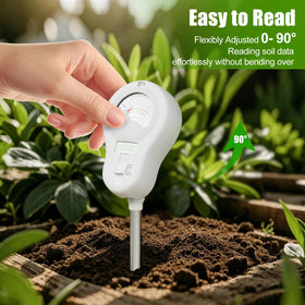 Replaceable probe design minimizes root disturbance during soil testing.