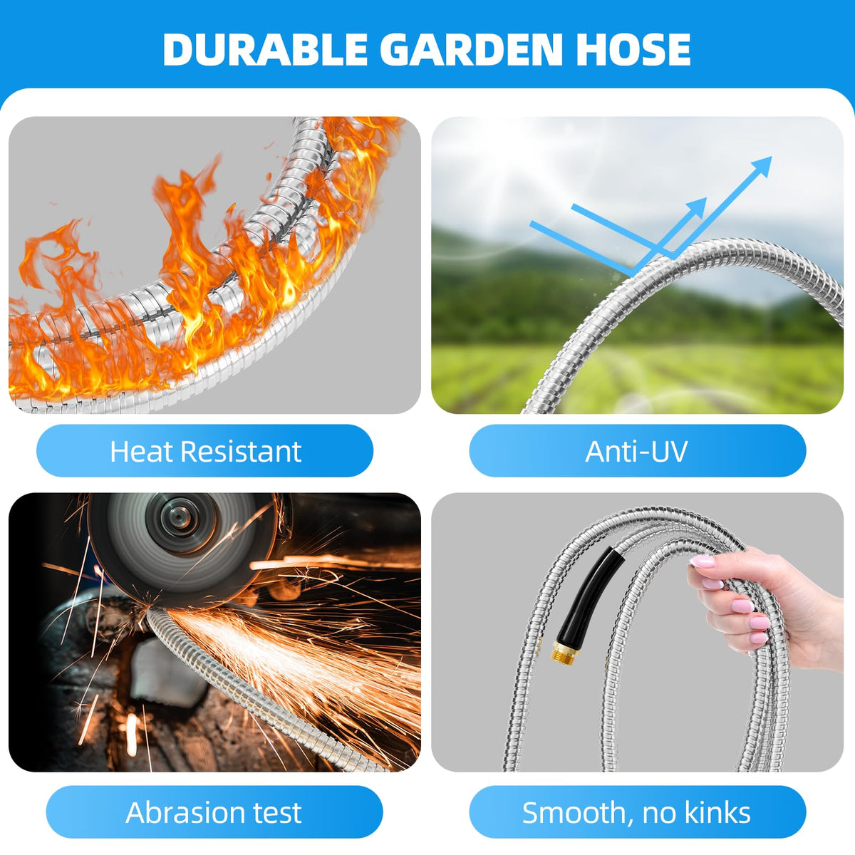 SPECILITE lightweight metal hose easy to coil and carry