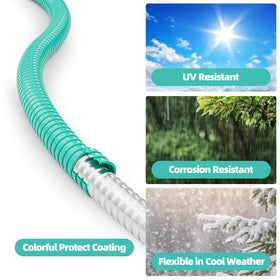 SPECILITE lightweight hose reduces strain during storage and handling.