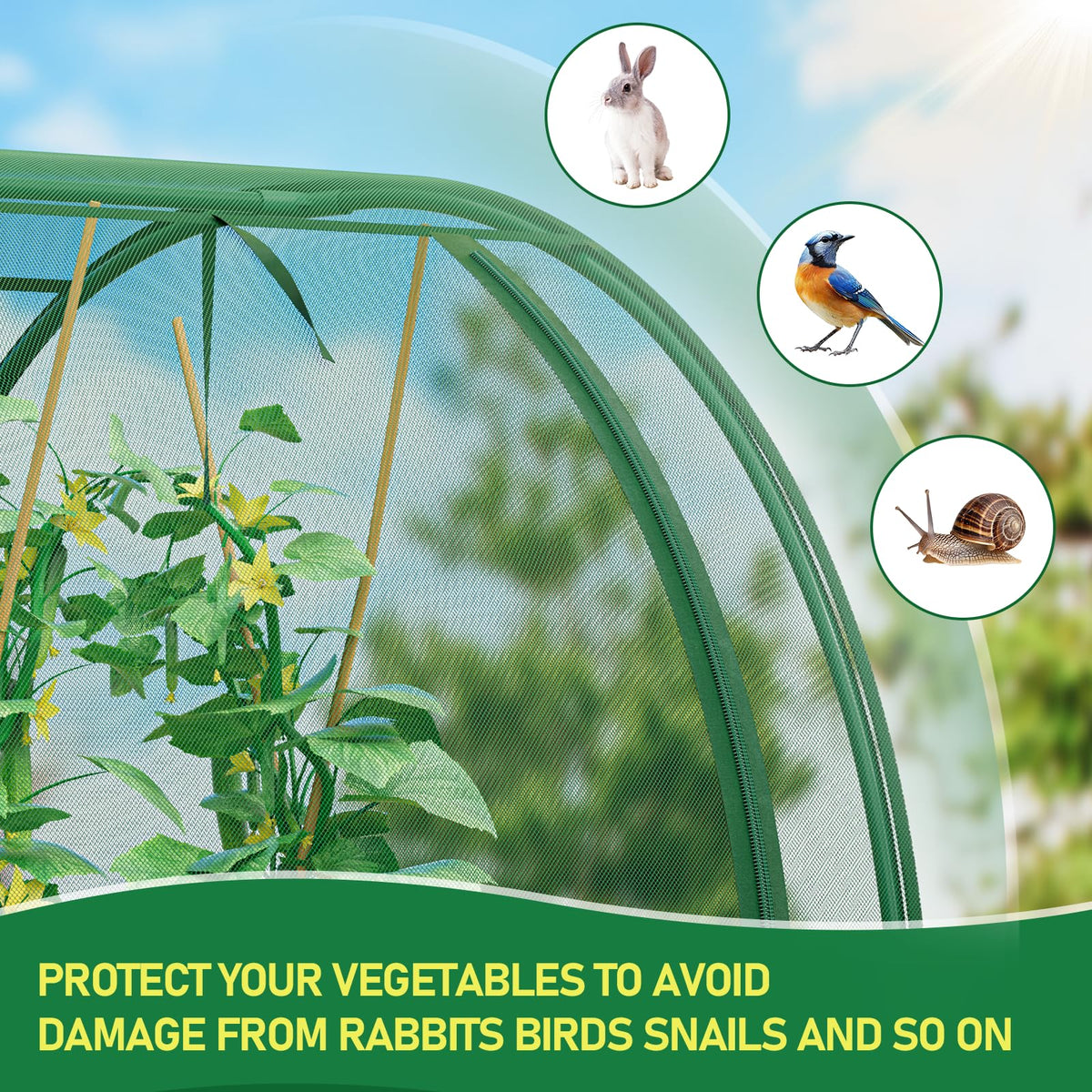 SPECILITE pet-friendly garden cover supports 360-degree view and safe outdoor time
