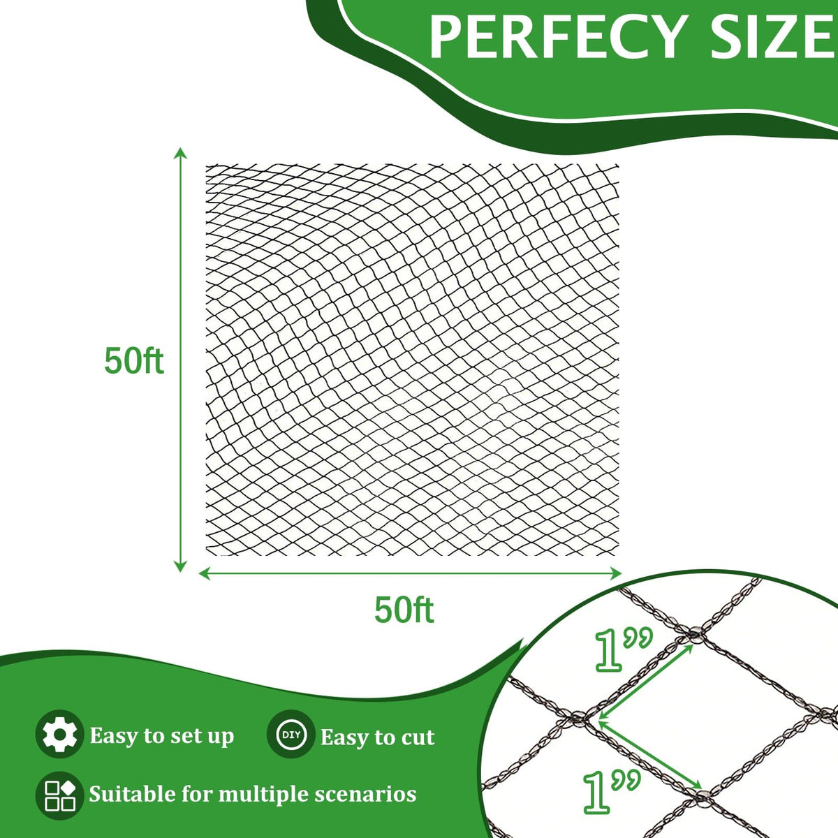 SPECILITE predator-proof garden net protects crops and poultry from hawks and raccoons.