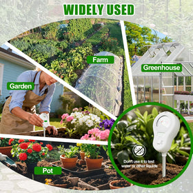 All-in-one kit suitable for gardens, lawns, and indoor plants.