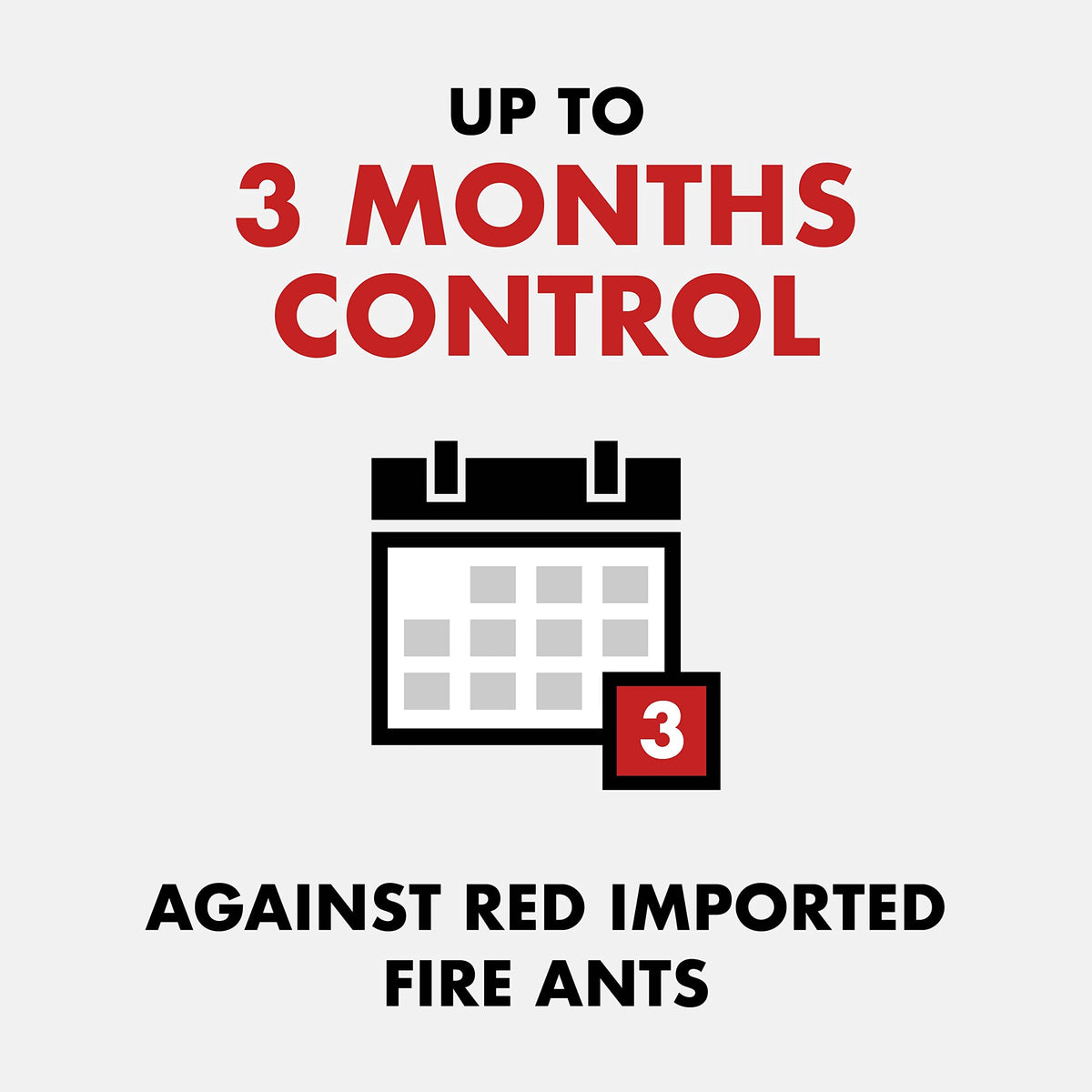 Spectracide Fire Ant Shield queen kill action indicating rapid mound disruption.
