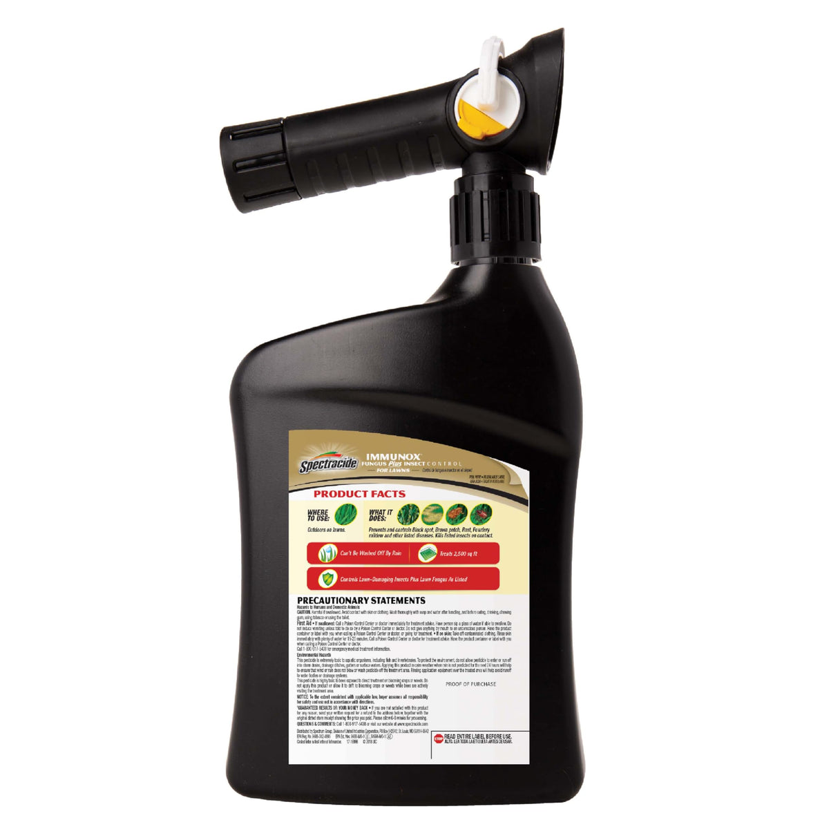 Spectracide Immunox promotes healthy-looking lawns during spring green-up.