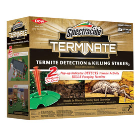 Spectracide Terminate detection stake kit for proactive termite monitoring near your home.
