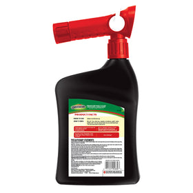 Spectracide Triazicide label and instructions emphasize safe, timed use with harvest intervals