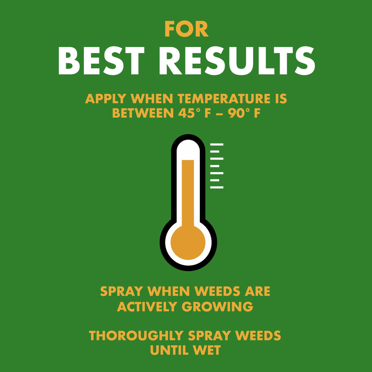 Weed leaves showing signs of root kill after Spectracide treatment