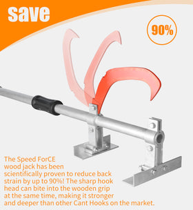 Speed Force TimberJack 24-inch capacity supports typical log sizes