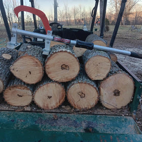 Speed Force TimberJack back-saving design assists one-person operation