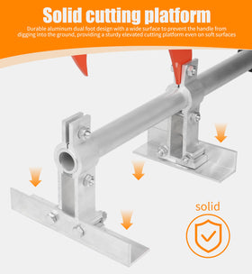 Speed Force TimberJack dual-foot-design anchors platform for steady cuts