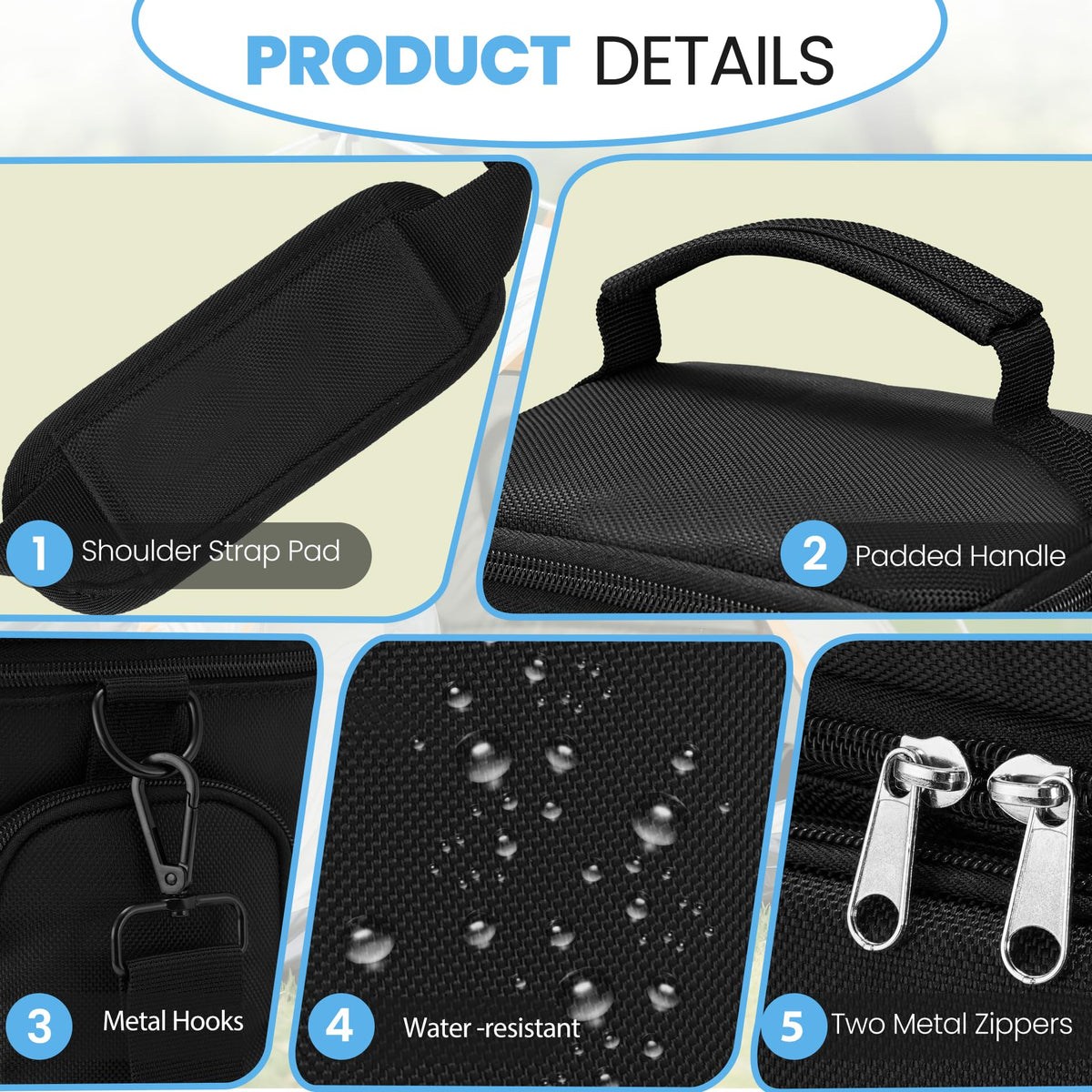 Speqerk Solix C300 bag zipper opening offers quick access without removing case