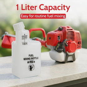 Spertek 2-stroke bottle for chainsaws, blowers, trimmers.