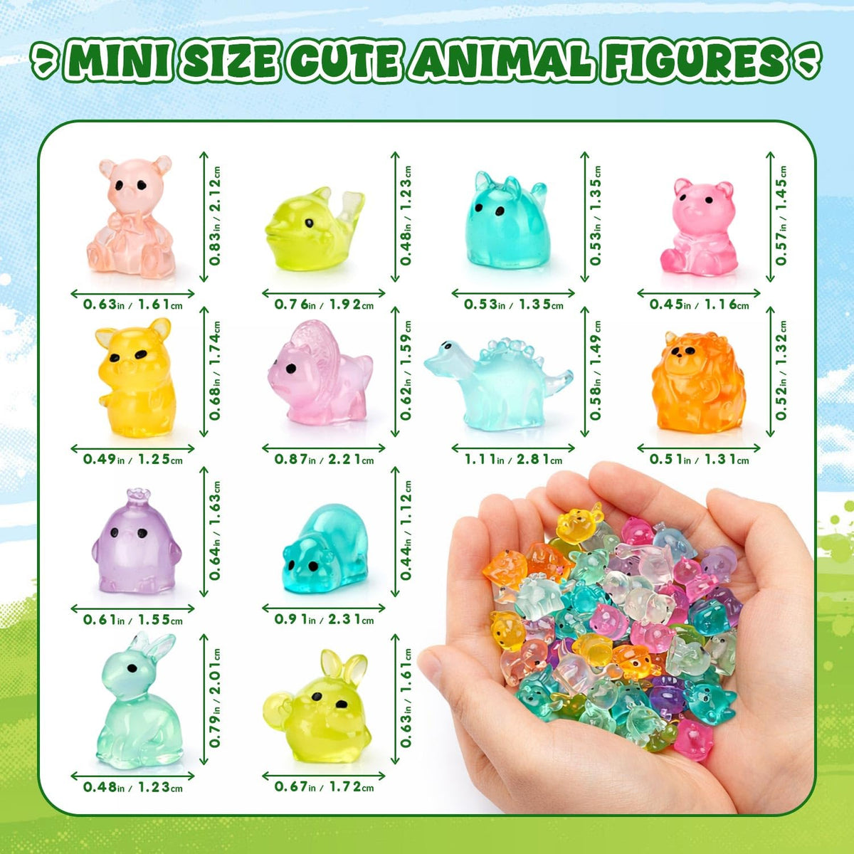 Sphakl resin miniatures showcase vivid details for dollhouses and terrariums.