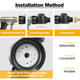 SPHAN four suds settings tailor cleaning strength for light to tough jobs