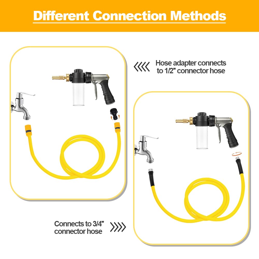 SPHAN aluminum alloy handle provides durable grip during extended cleaning