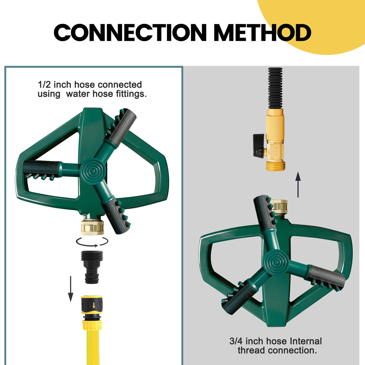 SPHAN Sprinkler is ideal for lawns, gardens, and agricultural plots.
