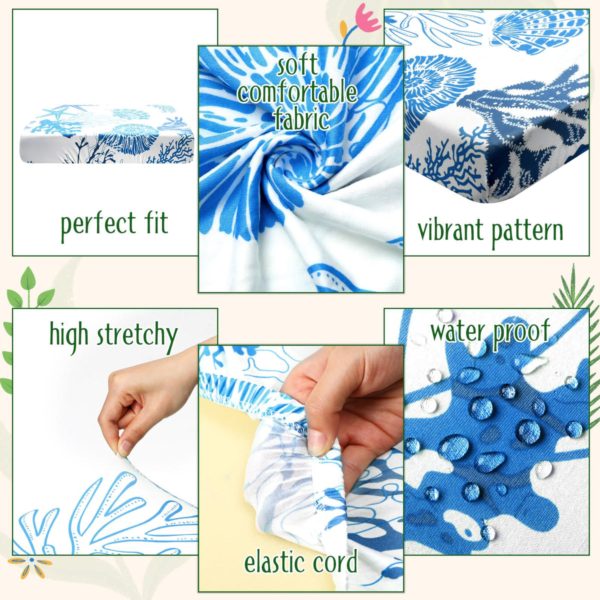 Spiareal machine-washable cushion covers simplify cleaning after messes.