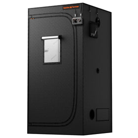 Spider Farmer 3x3 grow tent front view with sturdy frame for secure installation.