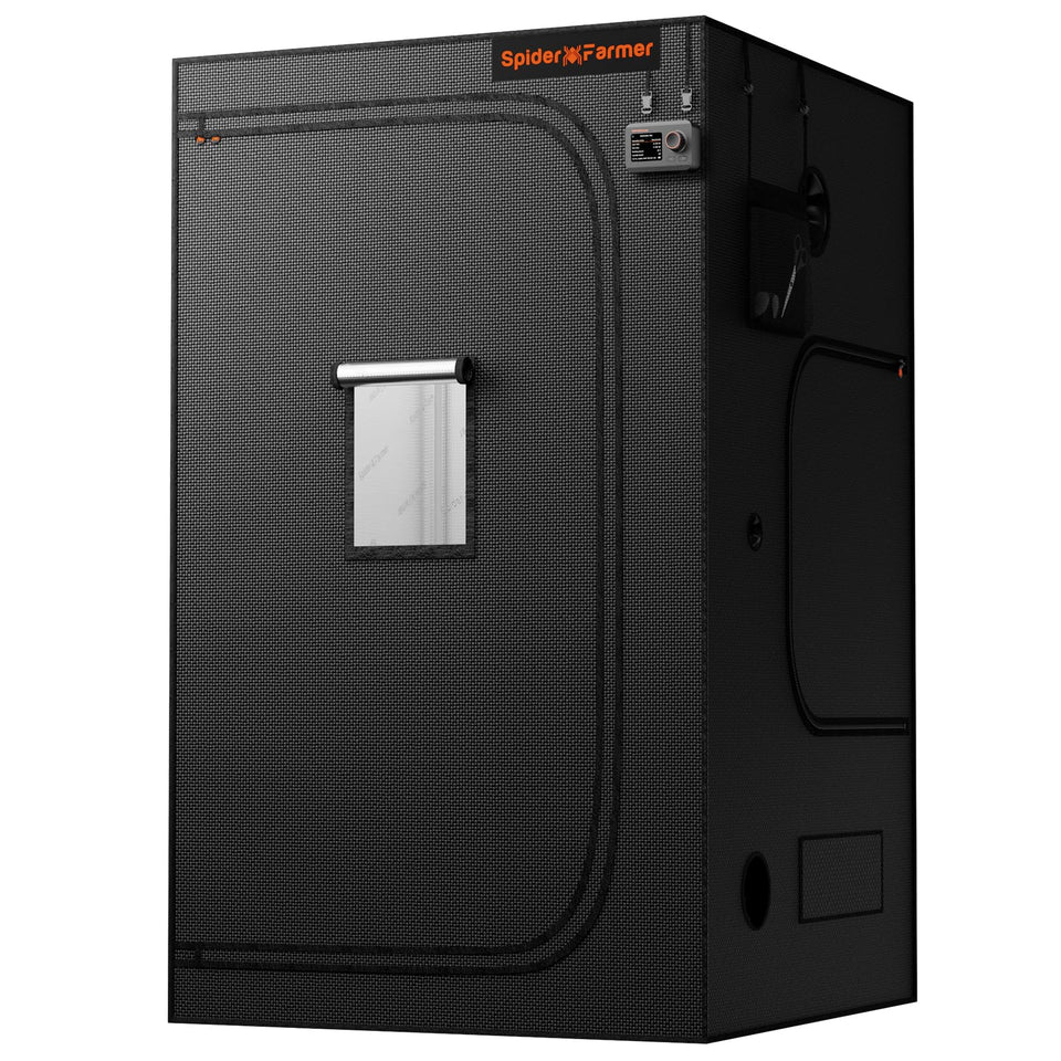 Spider Farmer 4x4 grow tent assembly for quick, tool-free setup.