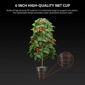 Spider Farmer water level tube helps monitor reservoir status at a glance.
