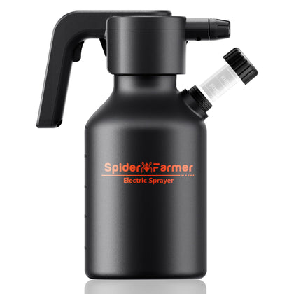 Spider Farmer electric spray bottle 2L with ergonomic grip for easy indoor plant care