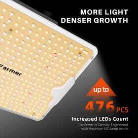 Spider Farmer SF1000D 2Pack side view highlights slim, quiet cooling.