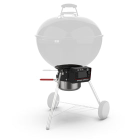 Spider Grills Venom side view highlights slim profile and quick Weber kettle fit