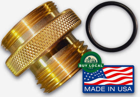 SPGTM-9 delivers leak-resistant garden hose connection during irrigation.