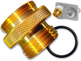 SpigotMaster SPGTM-9 direct replacement on Woodford 34HA/50HA for leak-free hose.